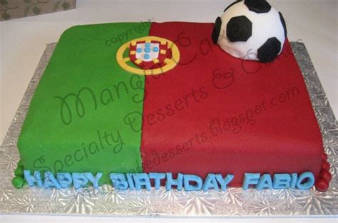 Specialty Cakes And Desserts Portugal Flag