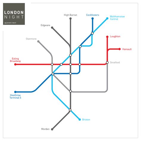 London Underground And Rail Map Inat