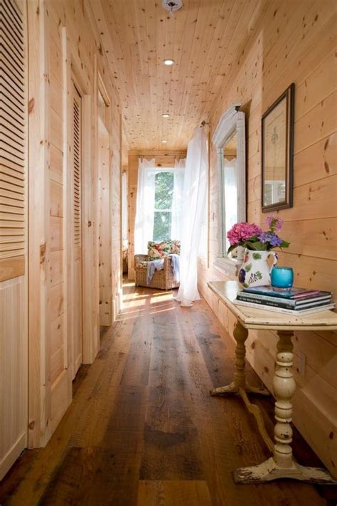 3 adding the finishing touches. rustic home decor ideas hallway wood floor shiplap wall ...