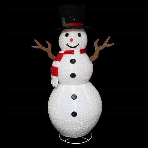 A snowman is an anthropomorphic snow sculpture often built in regions with sufficient snowfall. Northlight Seasonal 6ft. Snowman With Top Hat Outdoor ...