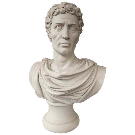 Julius Caesar Bust Sculpture In Toga 20th Century Chairish