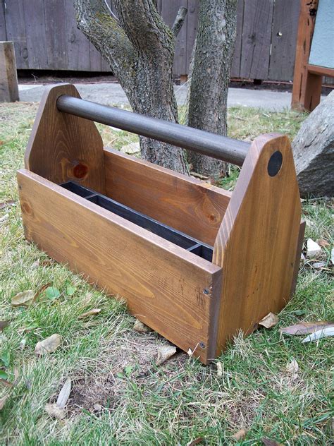 Making a tool box out of wood is a basic woodworking project, if you use proper materials. Hand Crafted Wood Tool Tote, Wood Tool Box. $32.00, via ...