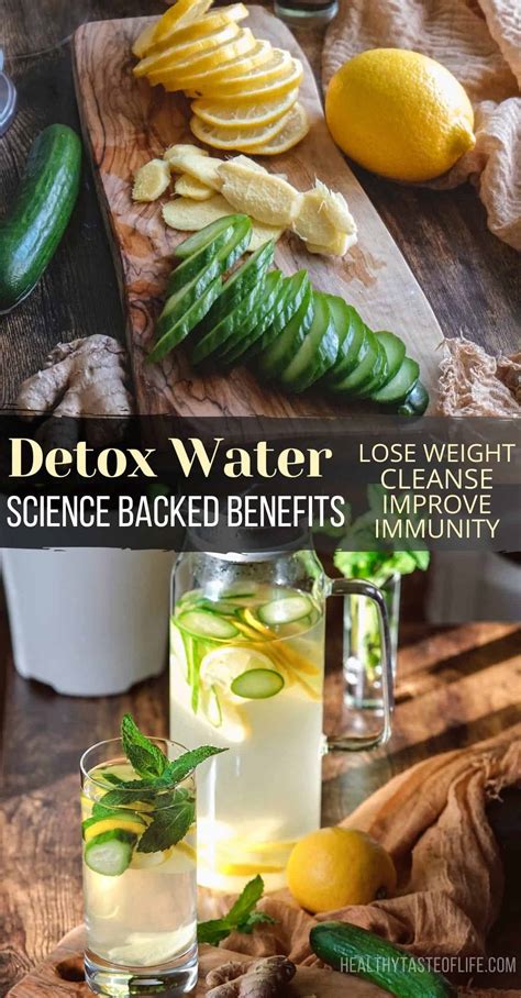 Cucumber Lemon Ginger Water Detox Healthy Taste Of Life