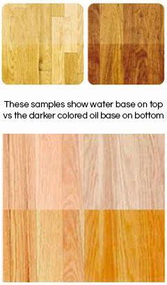 Alanplanesaw | posted in finishing on march 27, 2004 06:42am. Oil Based Polyurethane vs. Water Based Polyurethane ...