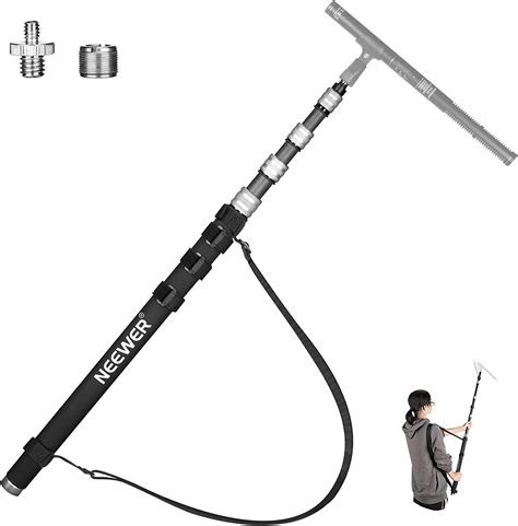 Neewer Upgraded Microphone Boom Pole 98ft300cm Telescopic Carbon