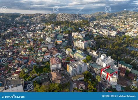 Baguio City Philippines Aerial Of The City Of Baguio In The Afternoon Stock Image Image Of
