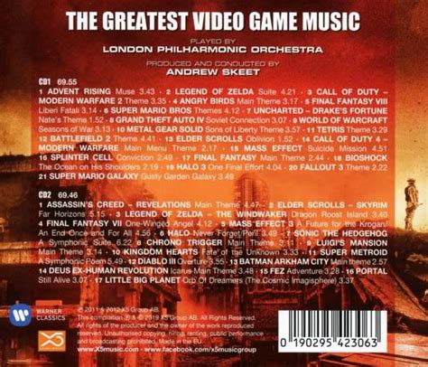 Filmmusik The Greatest Video Game Music 1 And 2 2 Cds Jpc