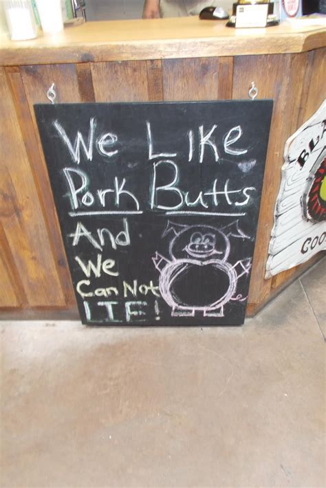 We like Pork Butts----really???????????? | Chalkboard ...