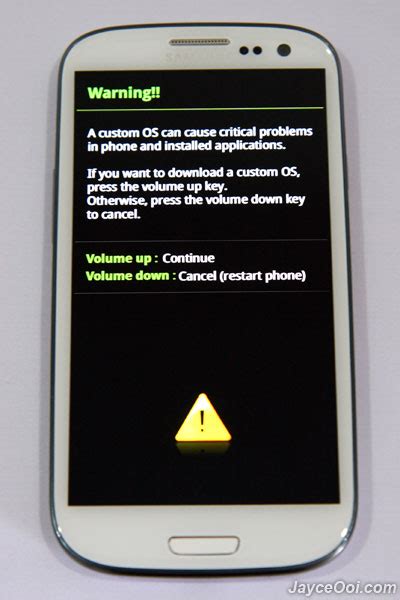Odin 3.14.1 and odin 3.14.4 was released; Samsung Galaxy S3 Odin Download Mode - JayceOoi.com