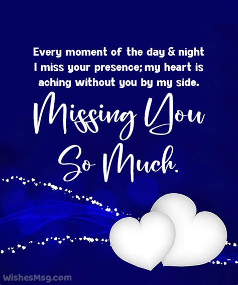 I Miss You Messages For Him Wishesmsg