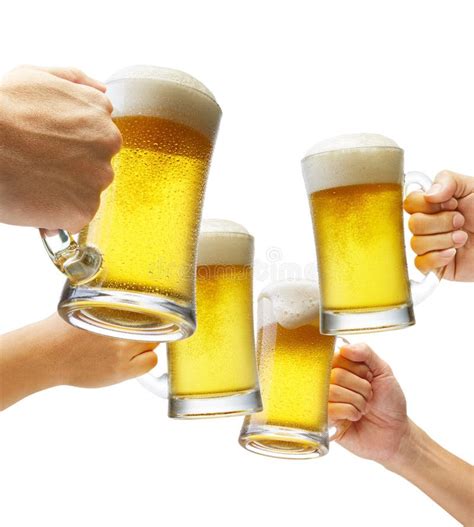 Cheers With Beers Stock Image Image Of Congratulation 12516273