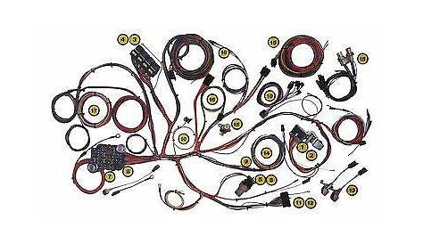 1967 1968 Mustang wire harness American Autowire Update Wiring Kit # 5