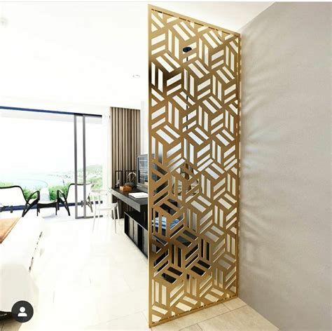 Stainless Steel Ss 304 Pvd Coated Wall Partition For Home Id