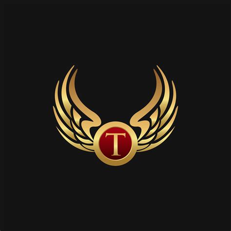 Get great results with our ai algorithms through renderforest online logo creation platform. Luxury Letter T Emblem Wings logo design concept template - Download Free Vectors, Clipart ...