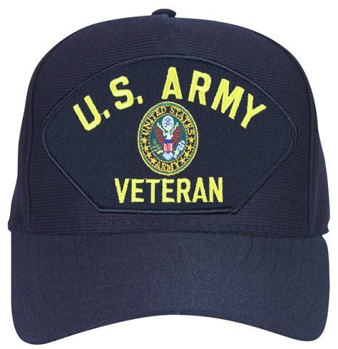 Us Army Veteran Cap With Crest
