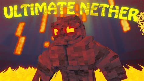 Hell Dimension Minecraft Ultimate Nether Mod Showcase Youtube