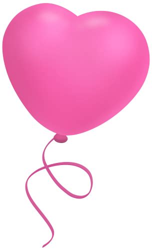 Pink Heart Balloon Png Clipart In Heart Balloons Clip Art Pink