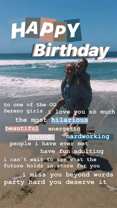 Pin By Sienna Kloss On Insta Stories Happy Birthday Quotes For Friends Friend Birthday