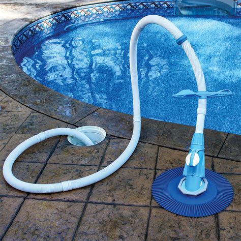 You'll see air bubbles rising from the vacuum head. Automatic Pool Vacuum Cleaner