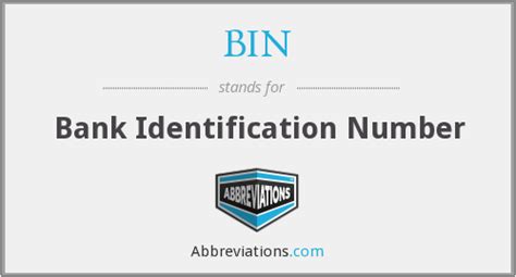 How do bank identification numbers work? BIN - Bank Identification Number