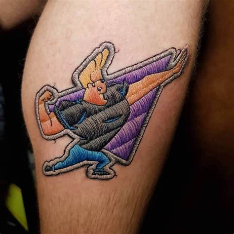 artist creates embroidered patch tattoos that look like they re stitched into skin tatuagem de