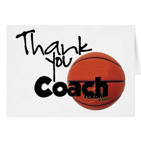 Free Printable Basketball Coach Thank You Cards Printable Templates