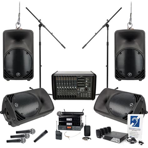 Church Sound System With Mackie Ppm1088 Ultra Light Professional
