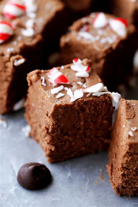 Easy Peppermint Mocha Fudge Diethood