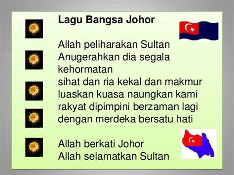 Wordless Wednesday 665 Lagu Bangsa Johor ♥♥ Mama Maszull ♥♥