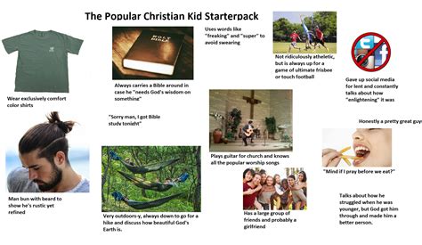 The Christian Rapper Starter Pack Starterpacks