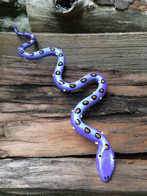 Purple Snake For Outdoor Garden Decorationhome And Living Garden Shed
