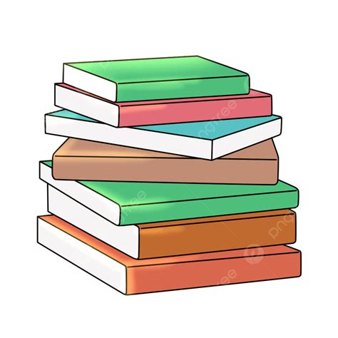 Tumpukan Buku Buku Book Buku Pelajaran Png Transparan Dan Clipart