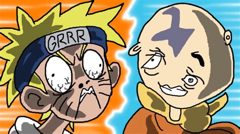 Naruto Vs Avatar The Last Airbender Youtube