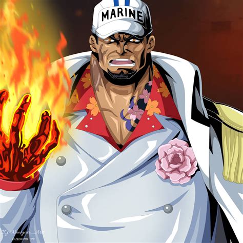 Fleet Admiral Akainu By Newgate Arts On Deviantart Manga Anime One