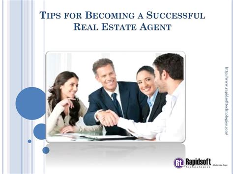 Ppt Tips For Becoming A Successful Real Estate Agent Powerpoint