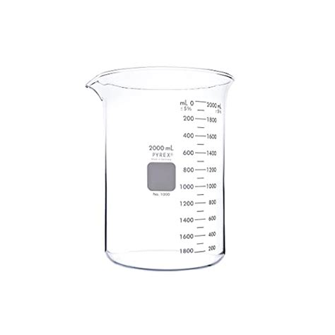 Pyrex Griffin Borosilicate Glass Beaker Low Form Graduated Measuring
