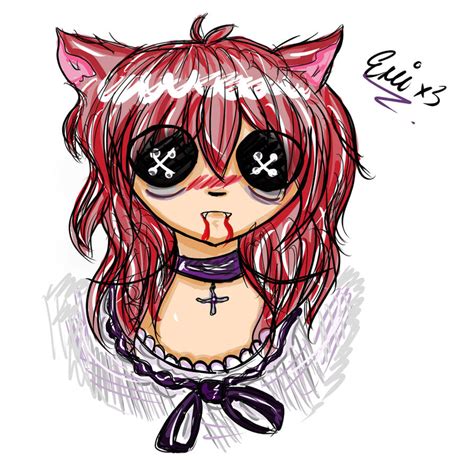 Gothic Cat Girl Thing X3 By Iamtheforcex3 On Deviantart