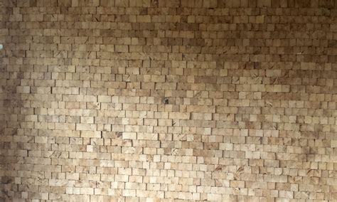 Made My Own End Grain Wall From Some Wood That Was Lying Around Really