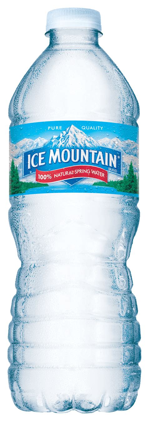 Water Bottle Ice Mountain Logo