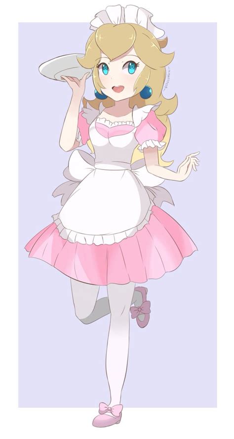 チョコミル Chocomiru On Twitter Maid Outfit Princess Peach Thank You To
