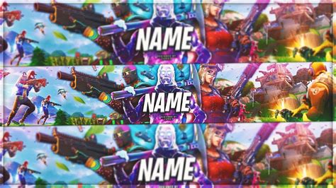 Fortnite youtube banner template photoshop cc 2018. Banner De Fortnite Para Youtube 2048x1152