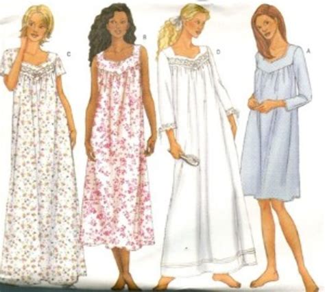 How To Sew Nightgown With Yoke Stitch Nightie Nighty For Women