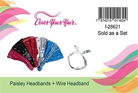 Bandana Headbands 5 Paisley Headbands Wide Headbands And Paisley Wire