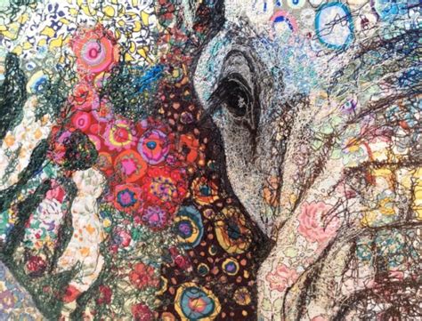Singer, performer, pop diva, actor, producer, fashionista, former mtv vj known for her songs TOUCHING HEARTS: Textile embroidery by British fine artist ...