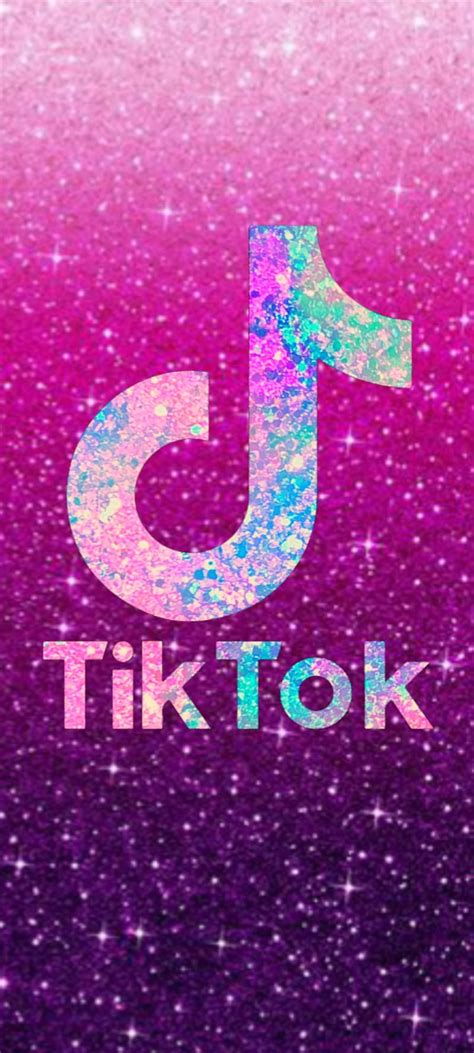 Tik Tok Logo Glitter