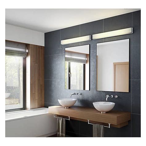 Mount the new light being careful to tuck any loose wires into the base. Laleia 1-Light Bath Bar | Modern bathroom lighting, Modern ...