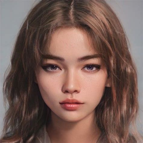 D4egu S Faces In 2021 Digital Art Girl Chinese Art Girl Character Portraits