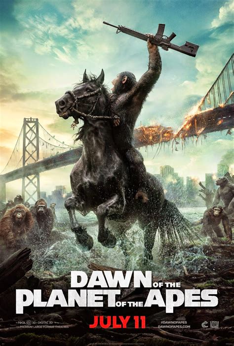 Dawn Of The Planet Of The Apes 2014 New Poster New Trailer And