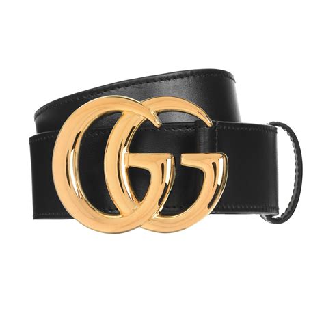 Gucci Womens Marmont 4cm Belt With Shiny Buckle Belts Flannels