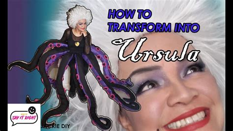The Best Ursula Halloween Costume Tutorial Like Real Youtube